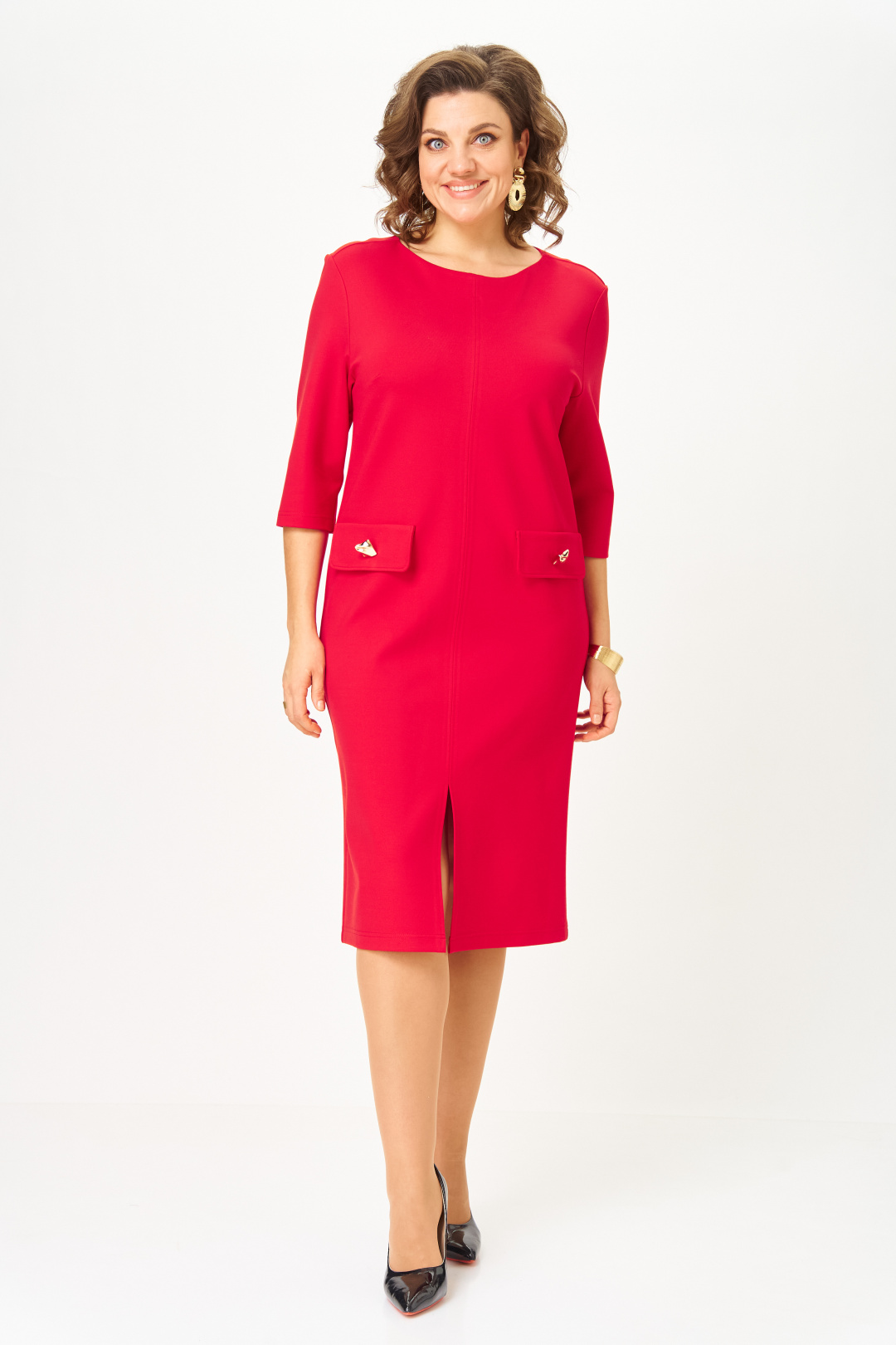 Платье Мишель Шик 2192 красный - фото 1