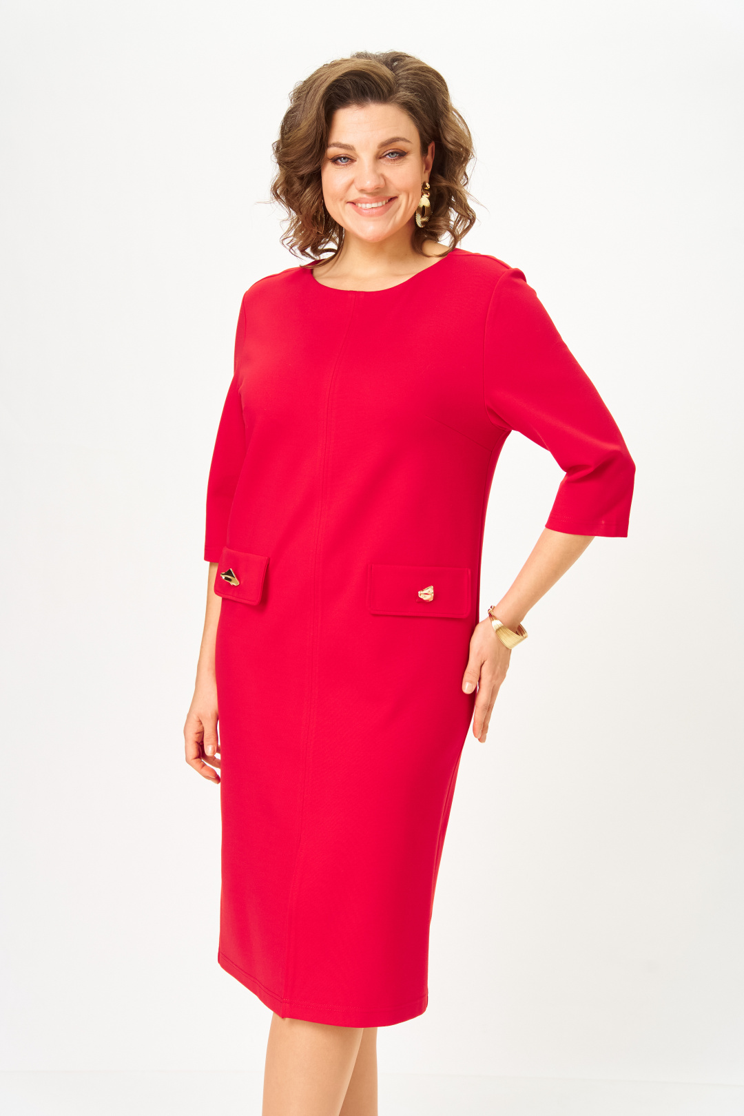 Платье Мишель Шик 2192 красный - фото 2