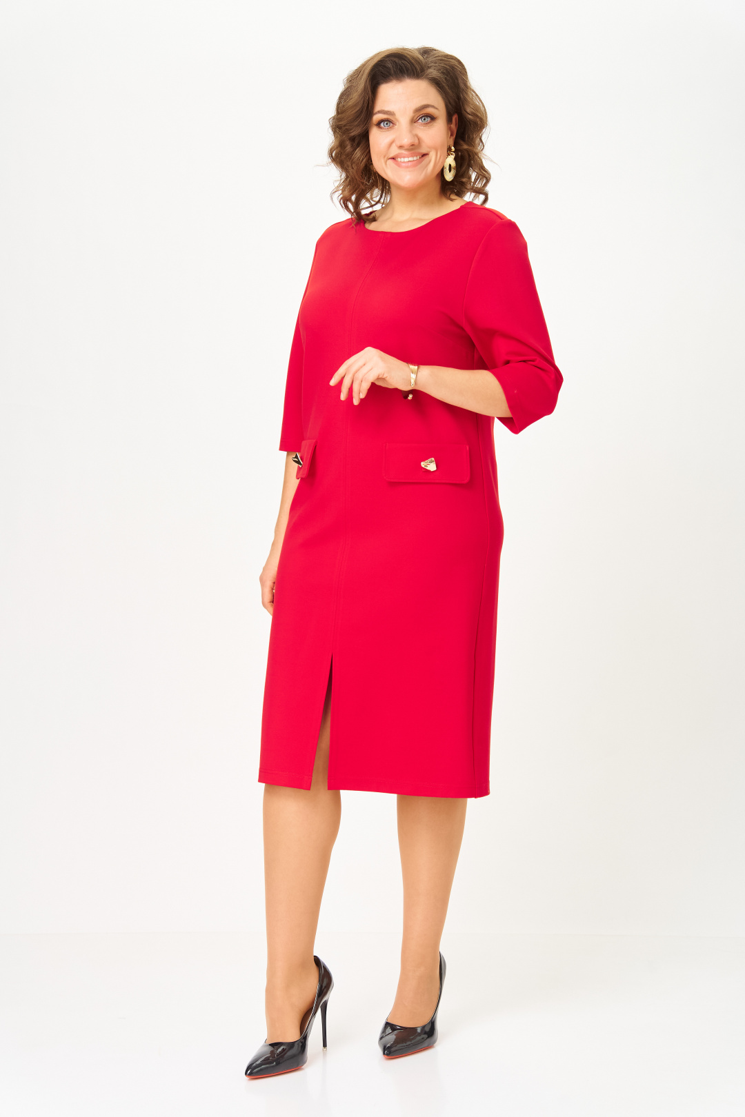 Платье Мишель Шик 2192 красный - фото 3