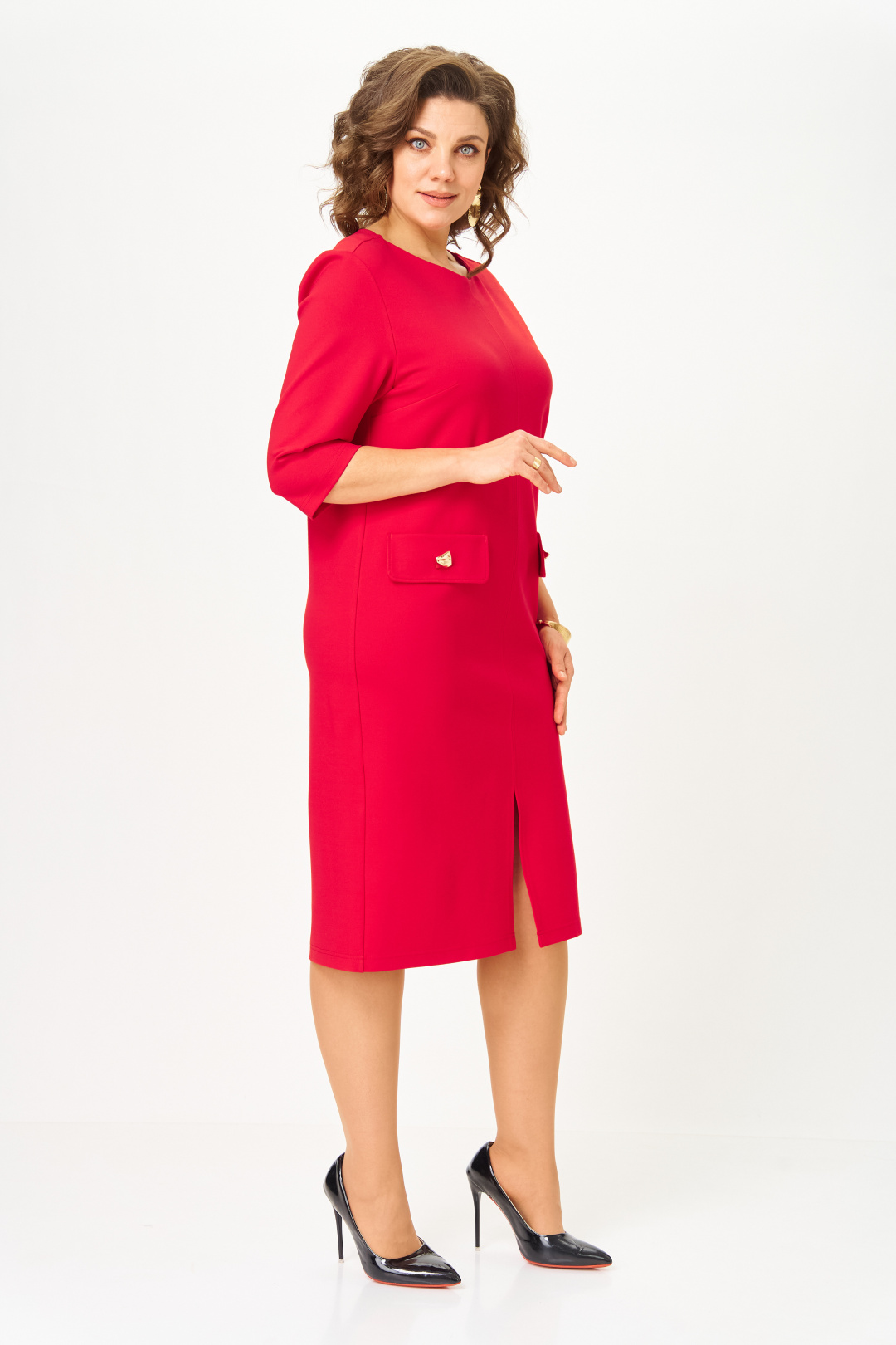 Платье Мишель Шик 2192 красный - фото 4