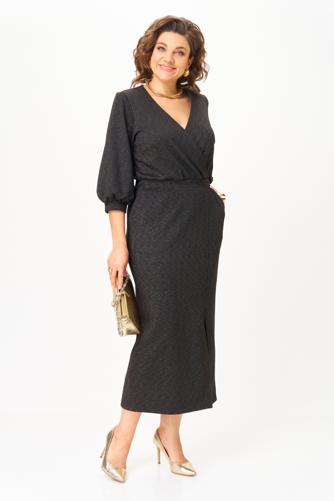 Платье Мишель Шик 2195 мультиблеск - фото 1