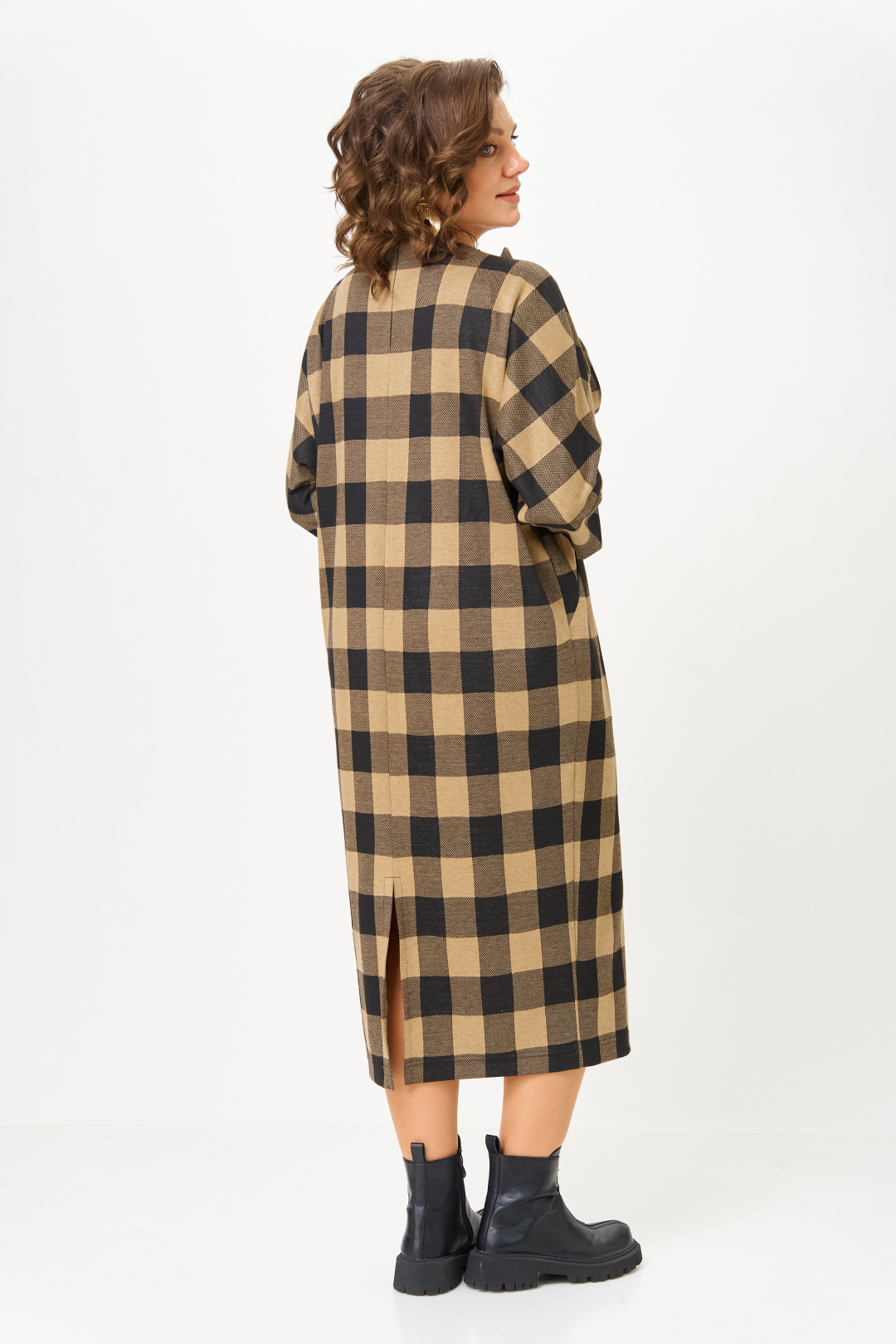 Платье Мишель Шик 2196 клетка - фото 4