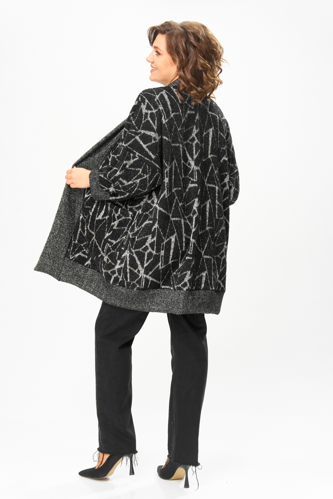 Кардиган Мишель Шик 368 обсидиан - фото 4