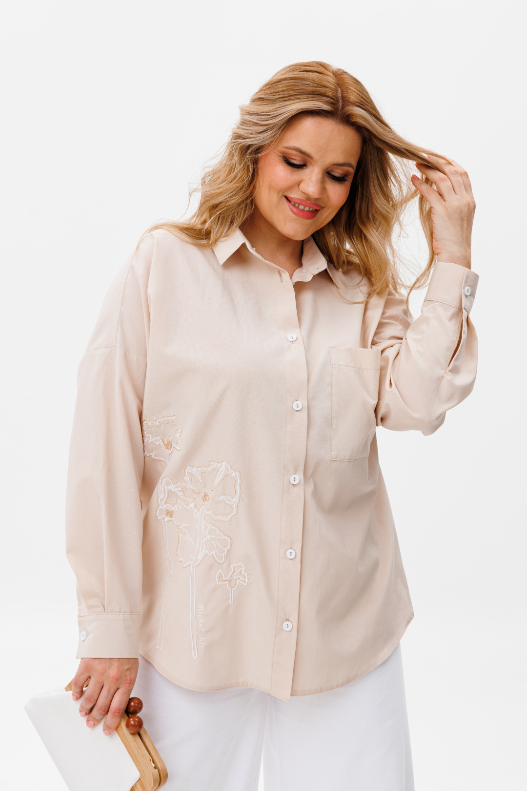 Блузка Мишель Шик 778 бежевый