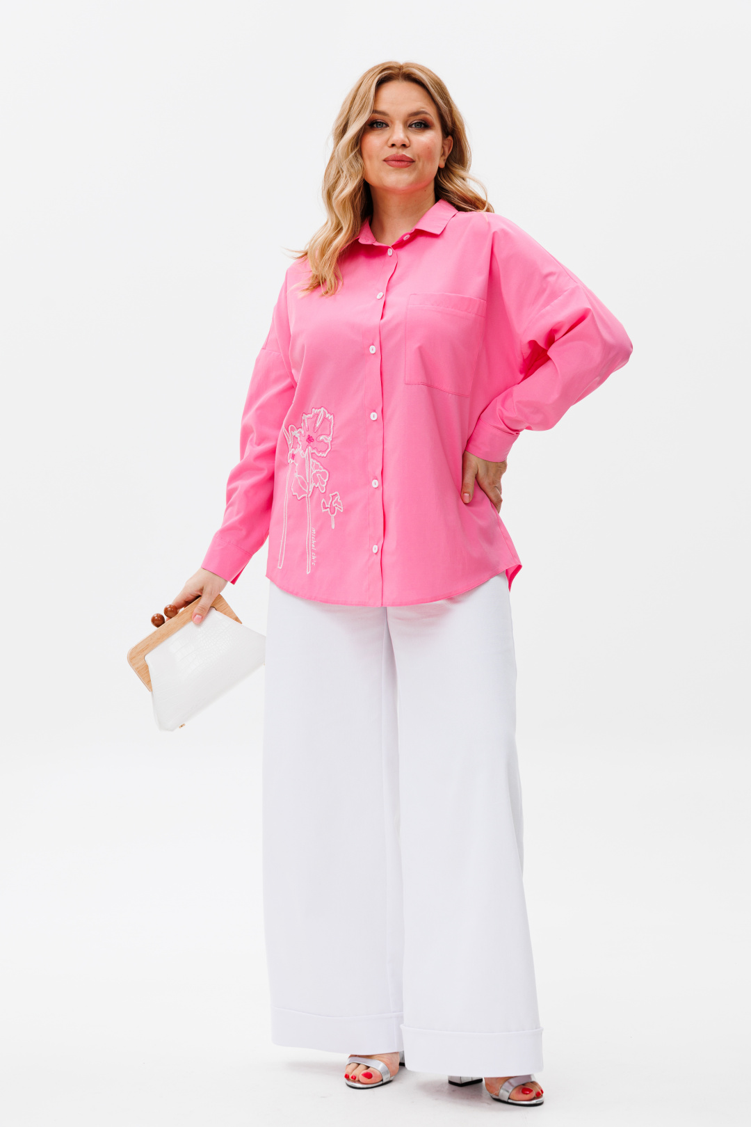 Блузка Мишель Шик 778 розовый - фото 3