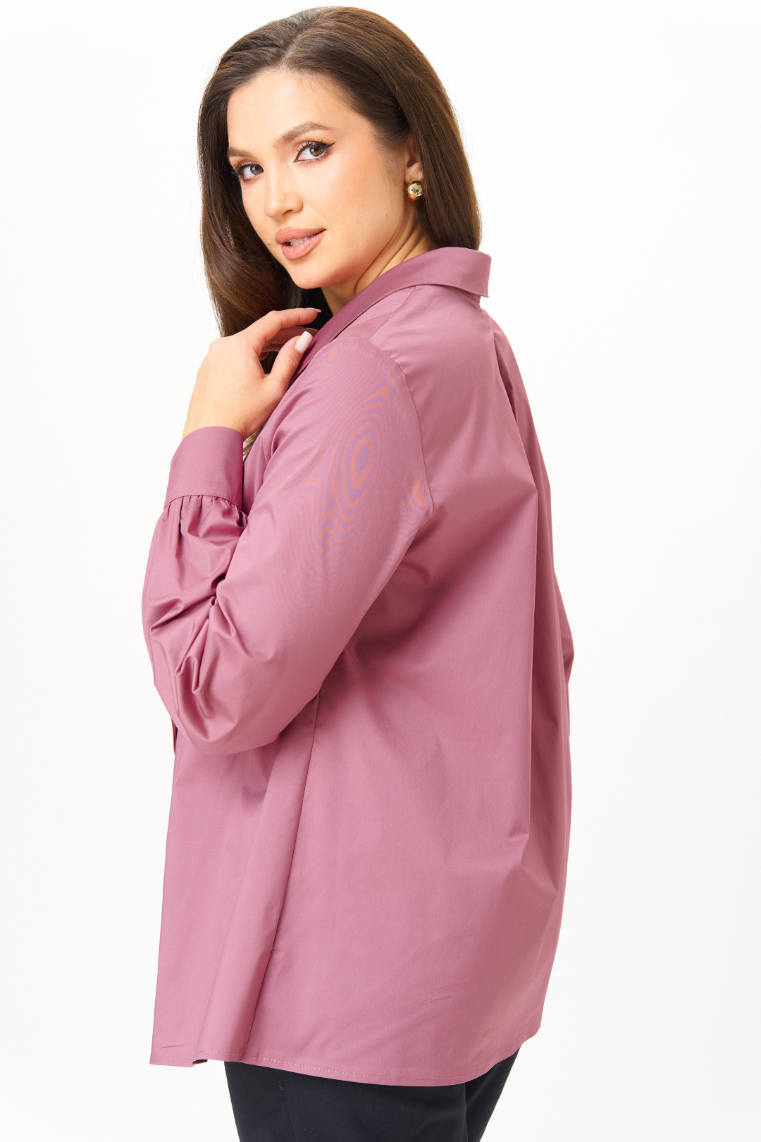 Блузка Мишель Шик 789 пепельная розы - фото 3