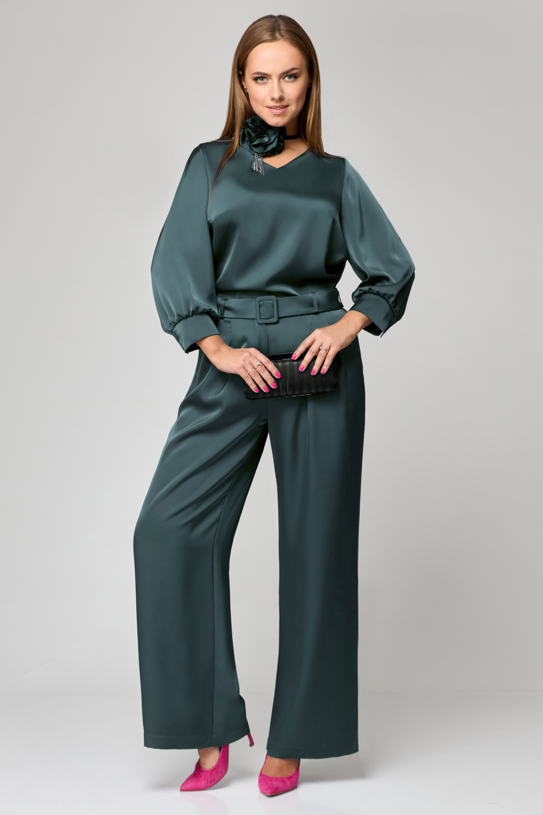 Костюм МишельСтиль 1160-1 изумрудный