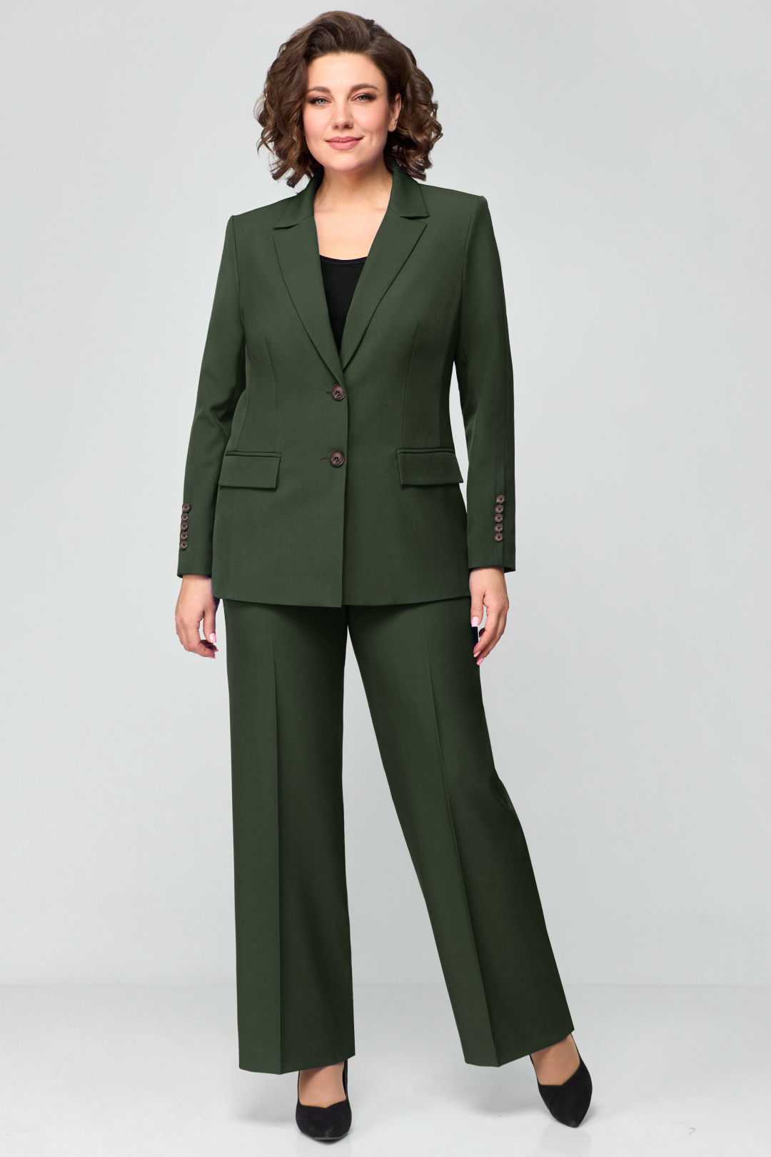 Костюм МишельСтиль 1177 хвойно-зеленый