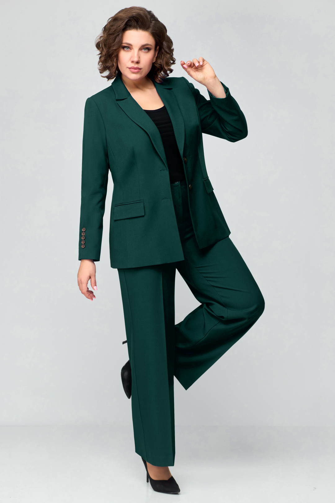Костюм МишельСтиль 1177 зеленый