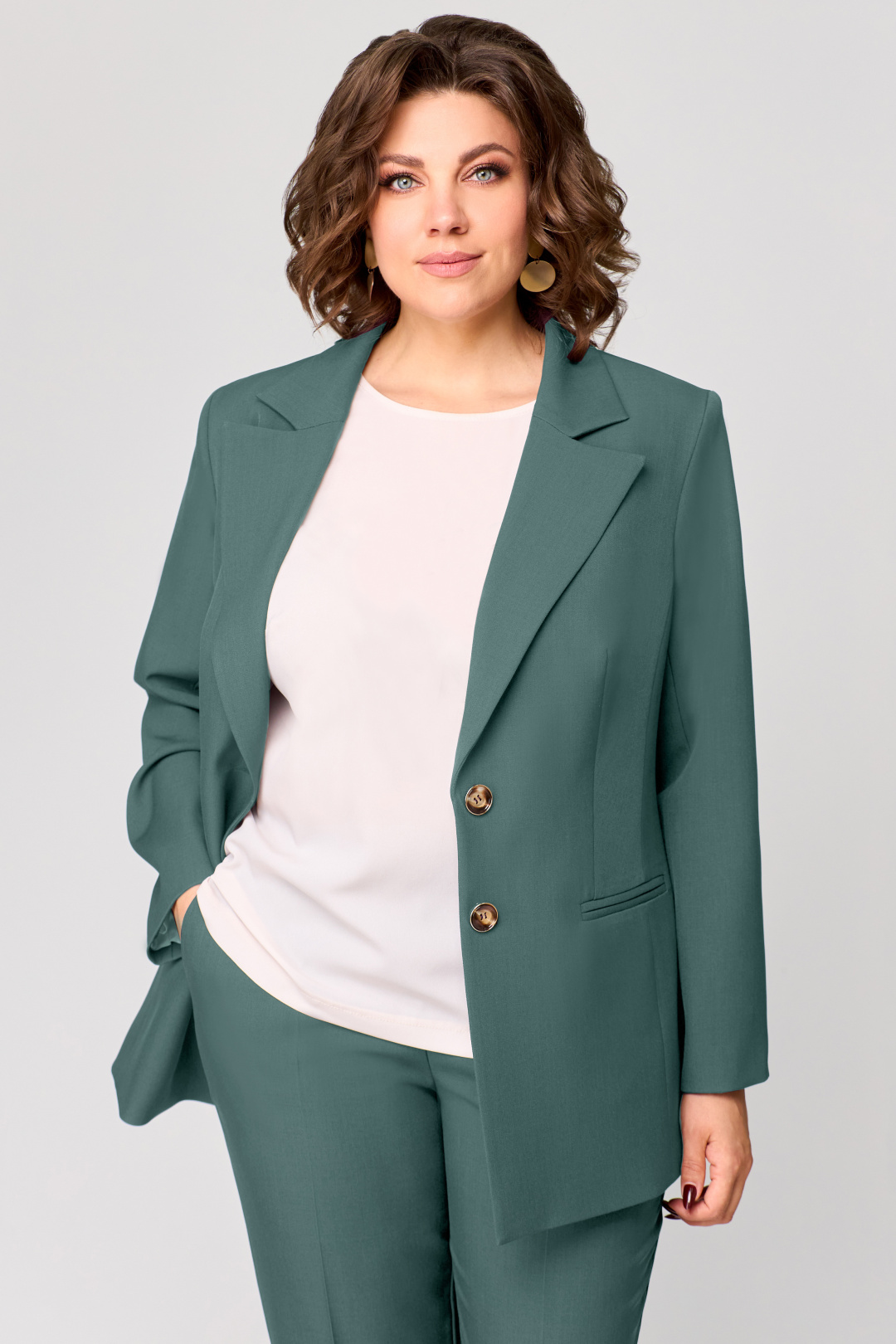 Костюм МишельСтиль 1208 полынь - фото 6