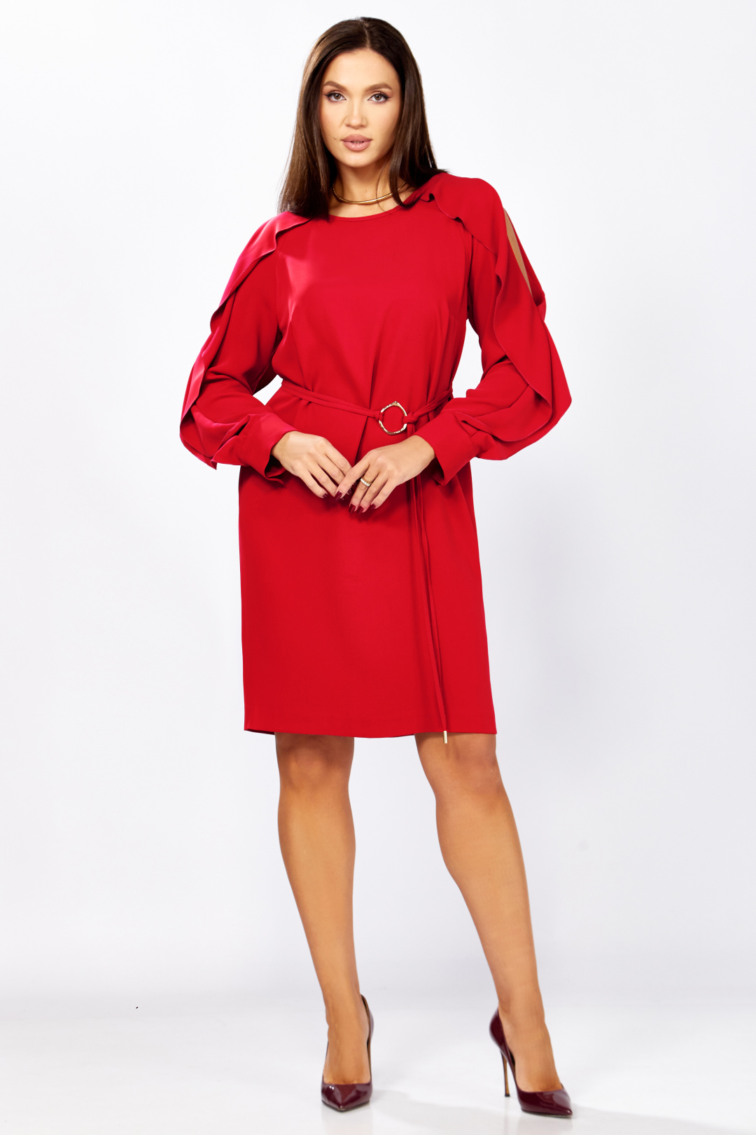 Платье МишельСтиль 1336 красный - фото 1