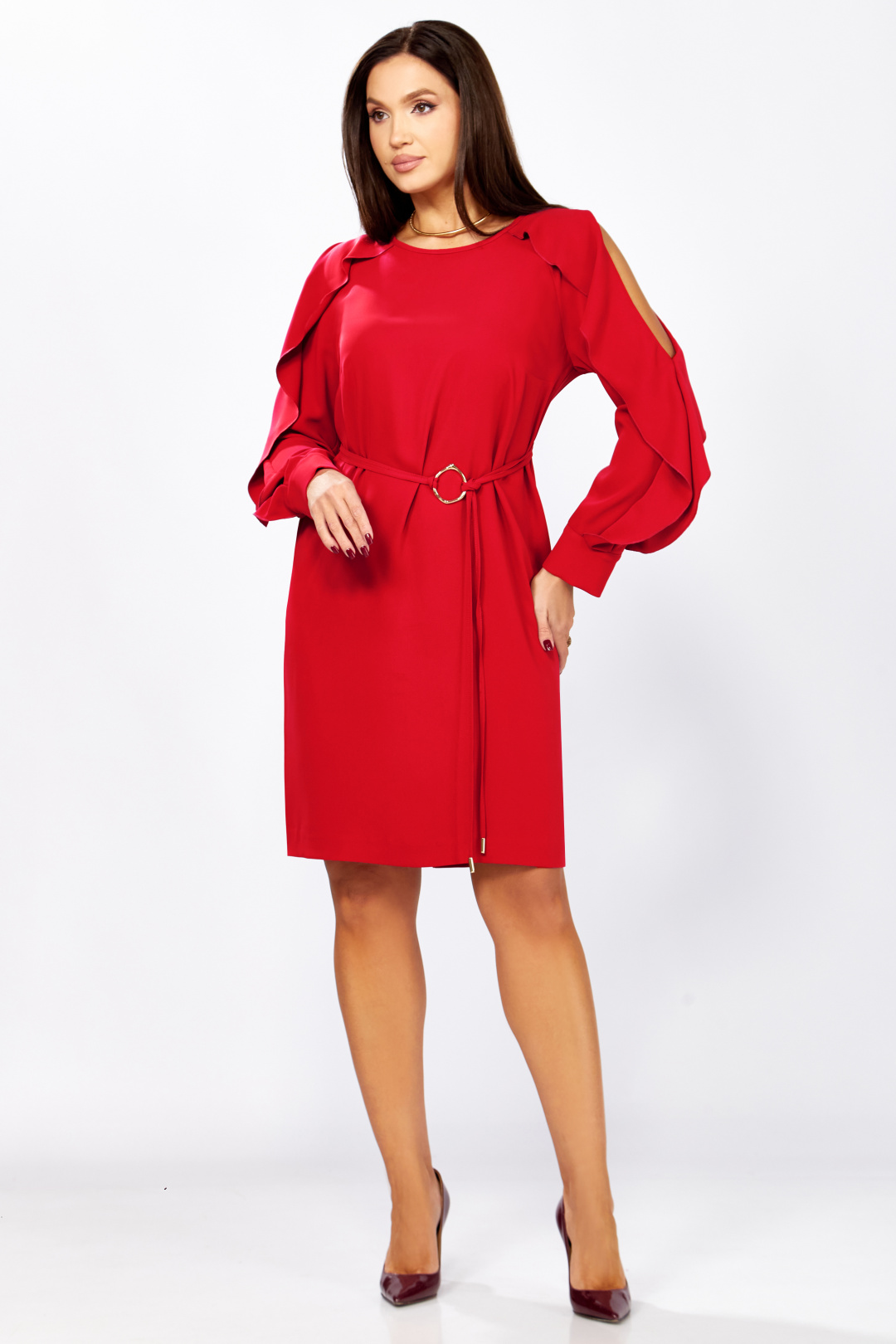 Платье МишельСтиль 1336 красный - фото 3