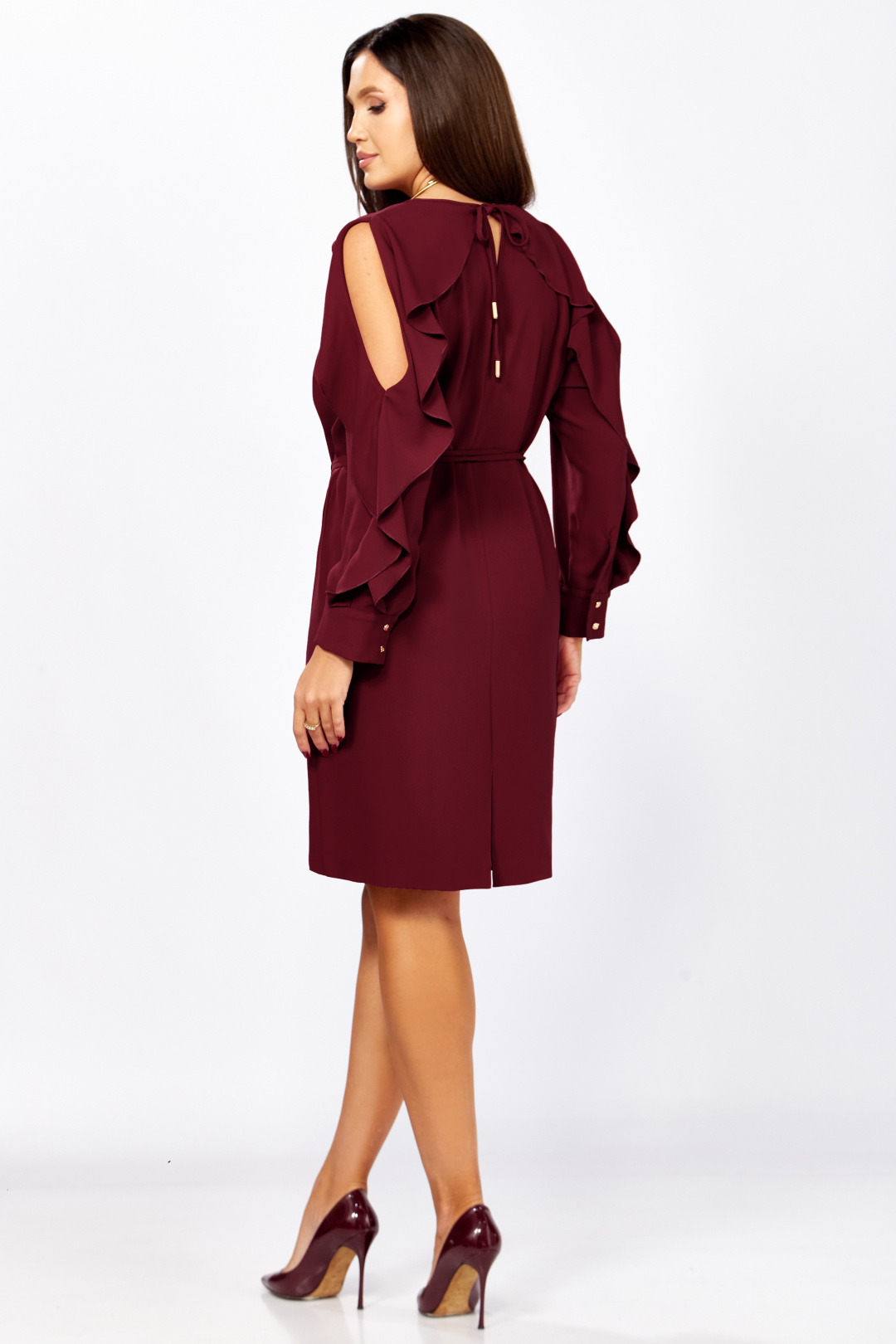 Платье МишельСтиль 1336 винный - фото 2