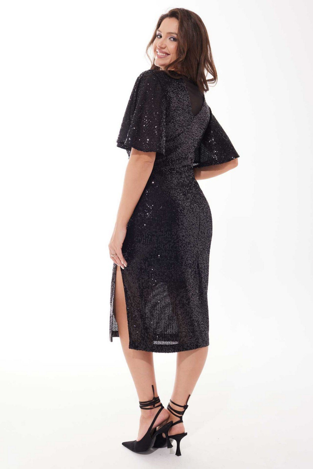 Платье MisLana 1045 черный - фото 2