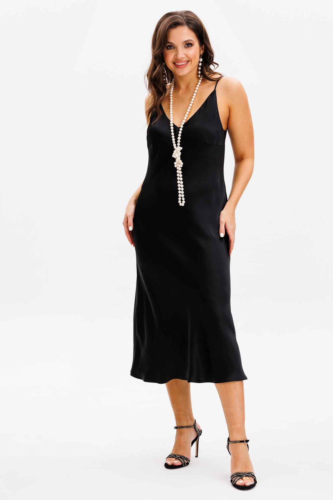 Платье MisLana 1158 черный - фото 1