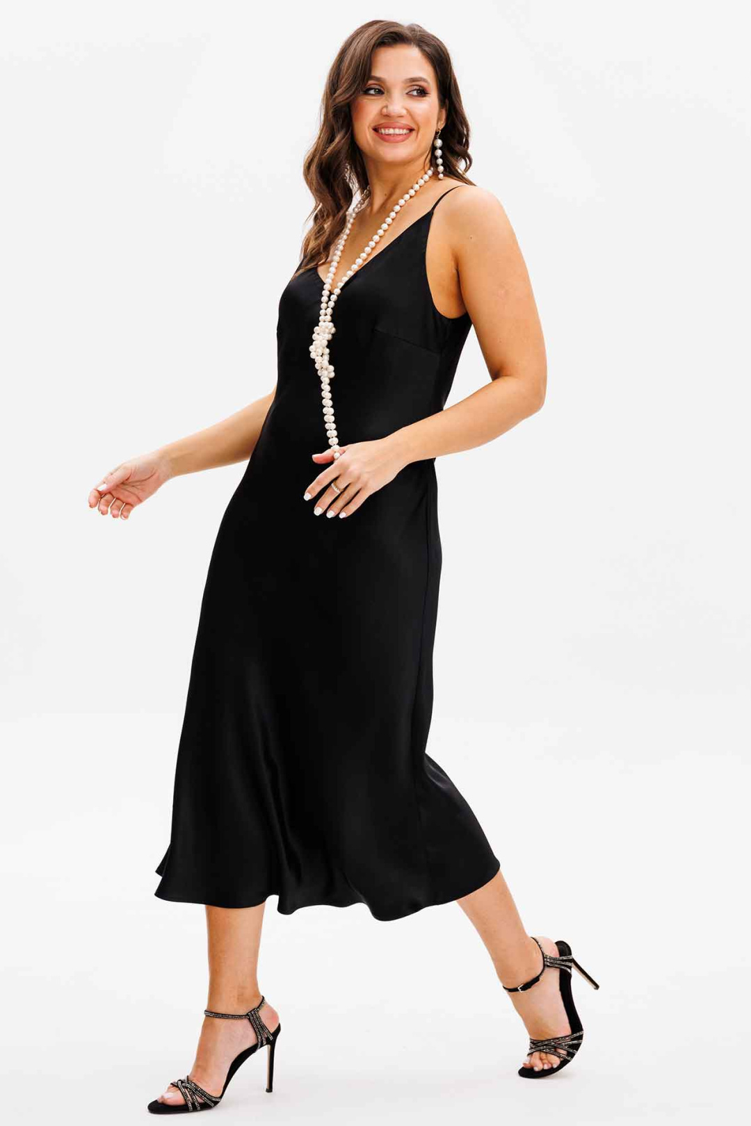 Платье MisLana 1158 черный - фото 6