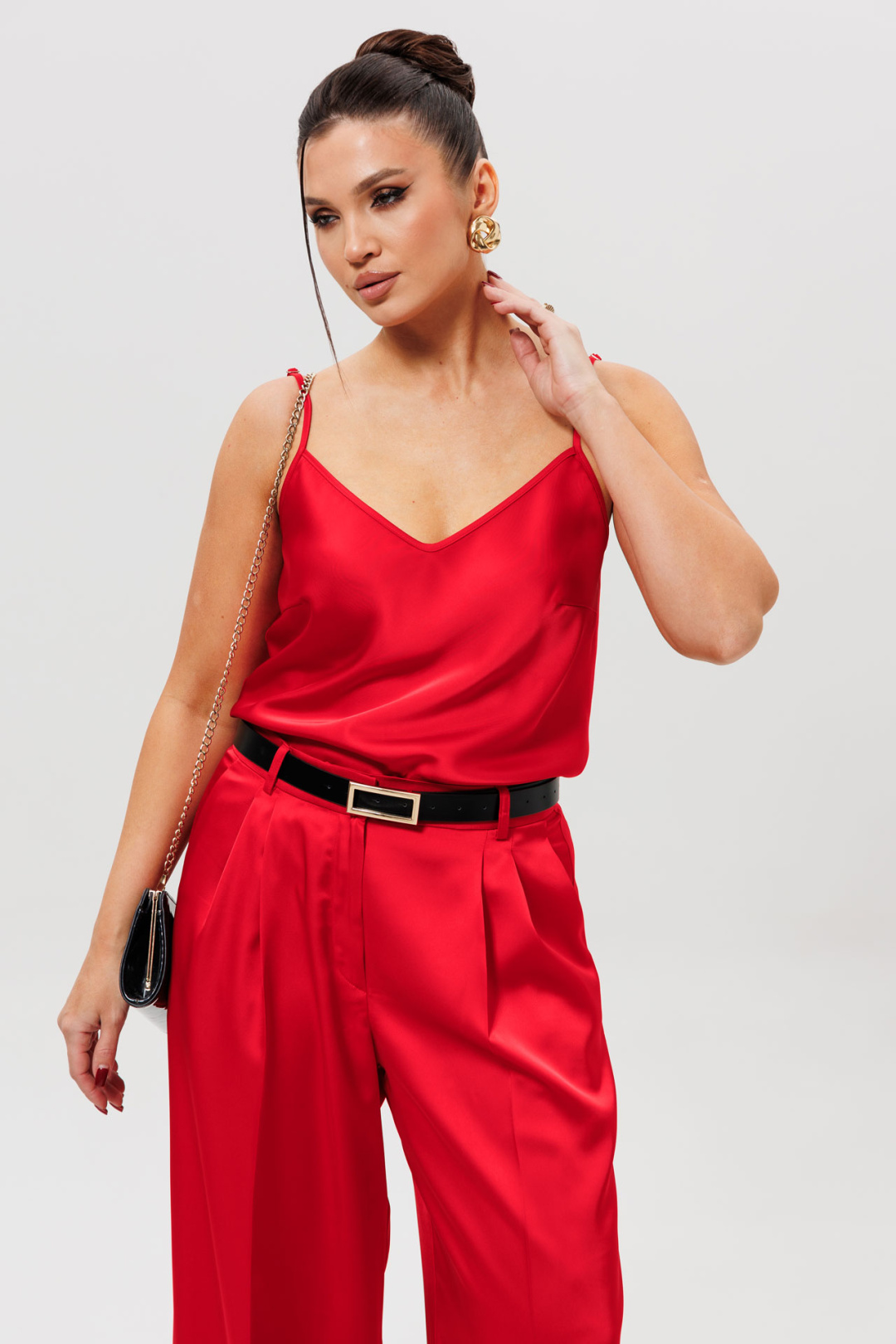 Топ MisLana 1164бл красный - фото 1