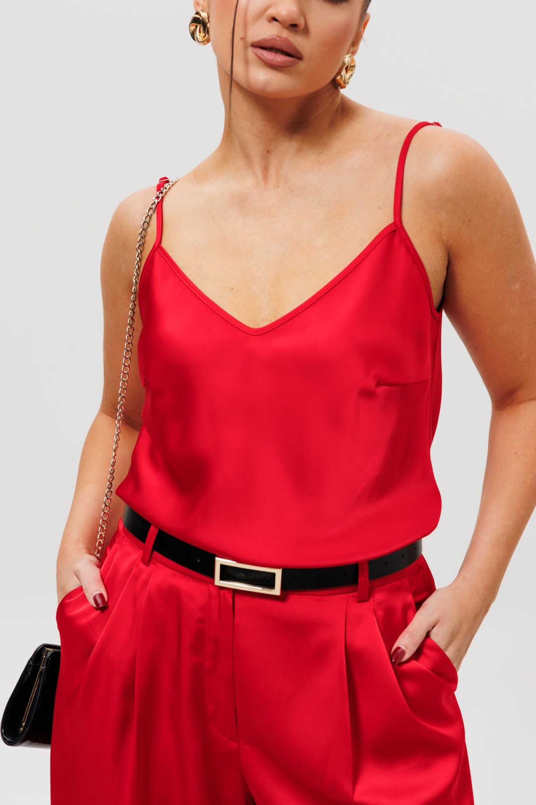 Топ MisLana 1164бл красный - фото 3