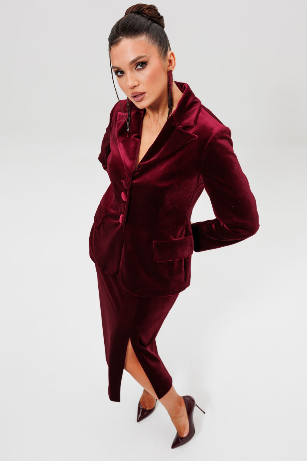 Костюм MisLana 1165-1м бордо