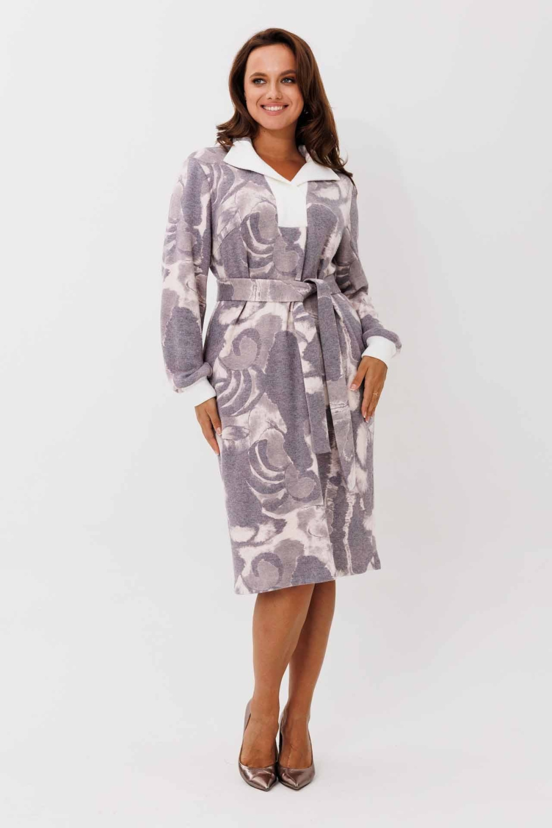 Платье MisLana 1188 какао - фото 1