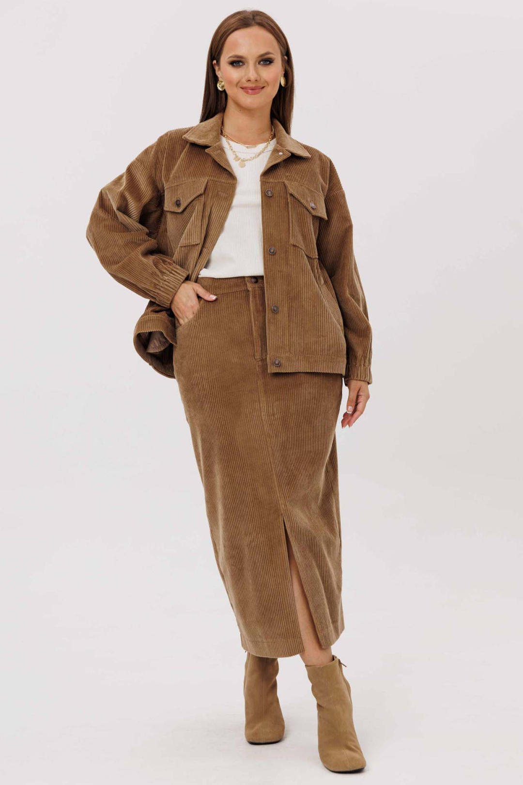 Костюм MisLana 1245к орех - фото 3