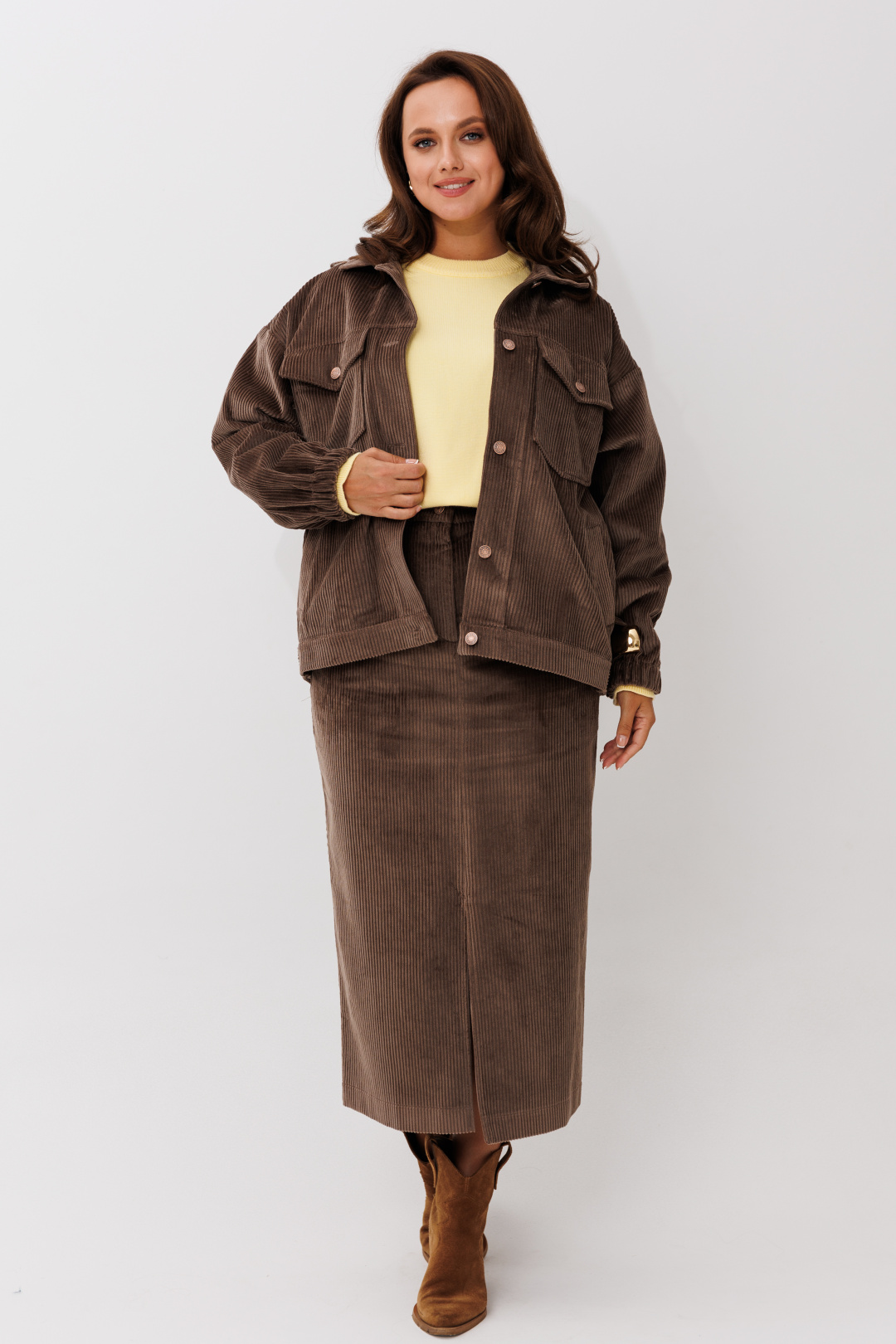 Костюм MisLana 1245к шоколадный