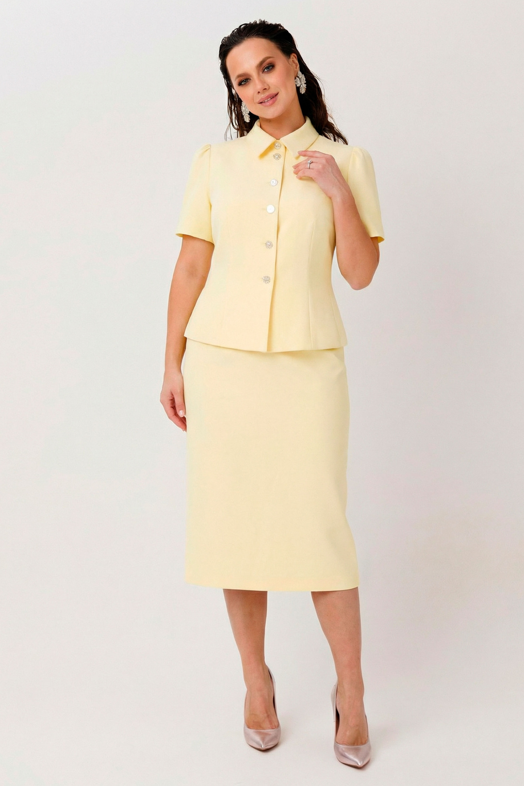 Костюм MisLana 1302 желтый - фото 1
