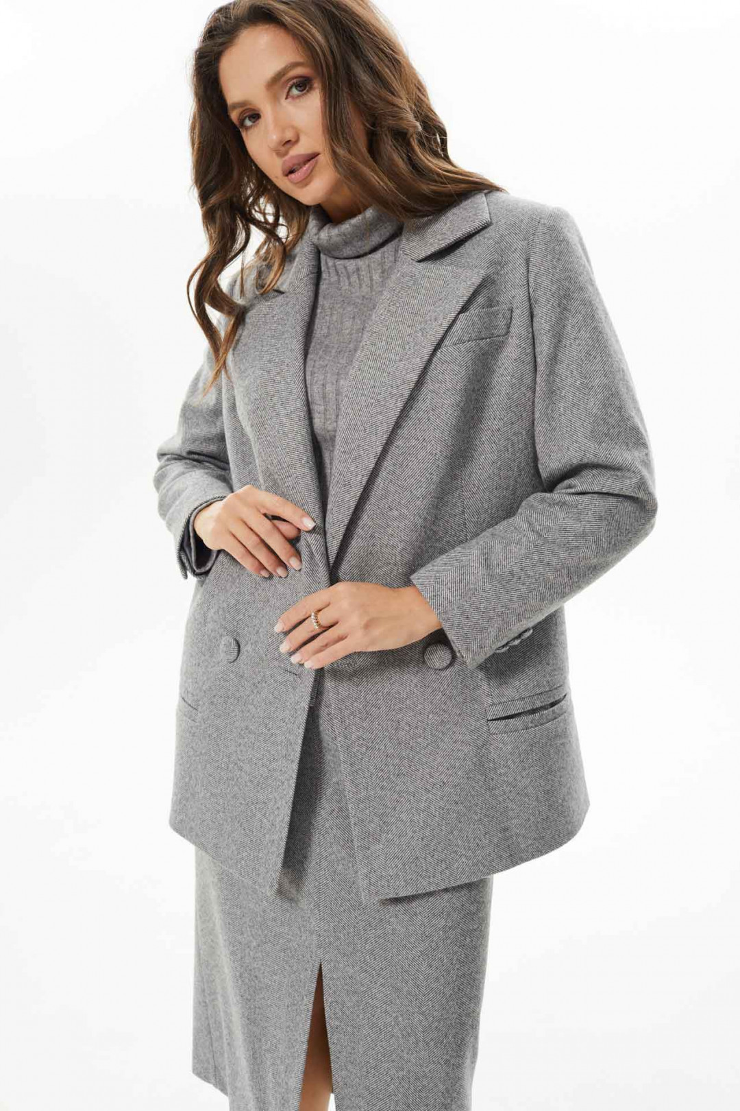 Костюм MisLana С1032 серый