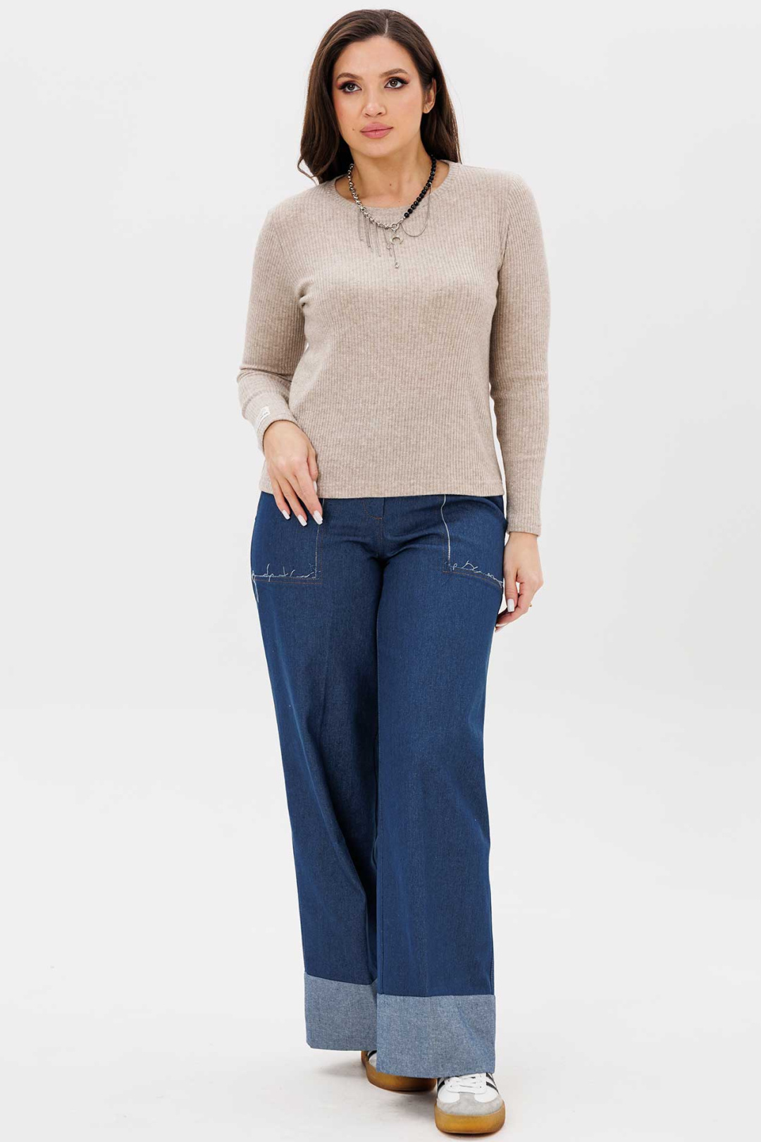 Джемпер MisLana С810/1 капучино - фото 4