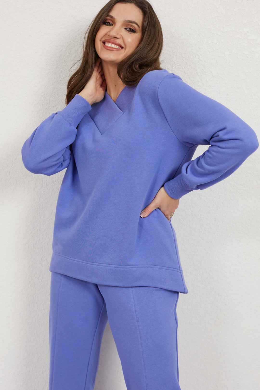 Костюм MisLana С894 лаванда - фото 3