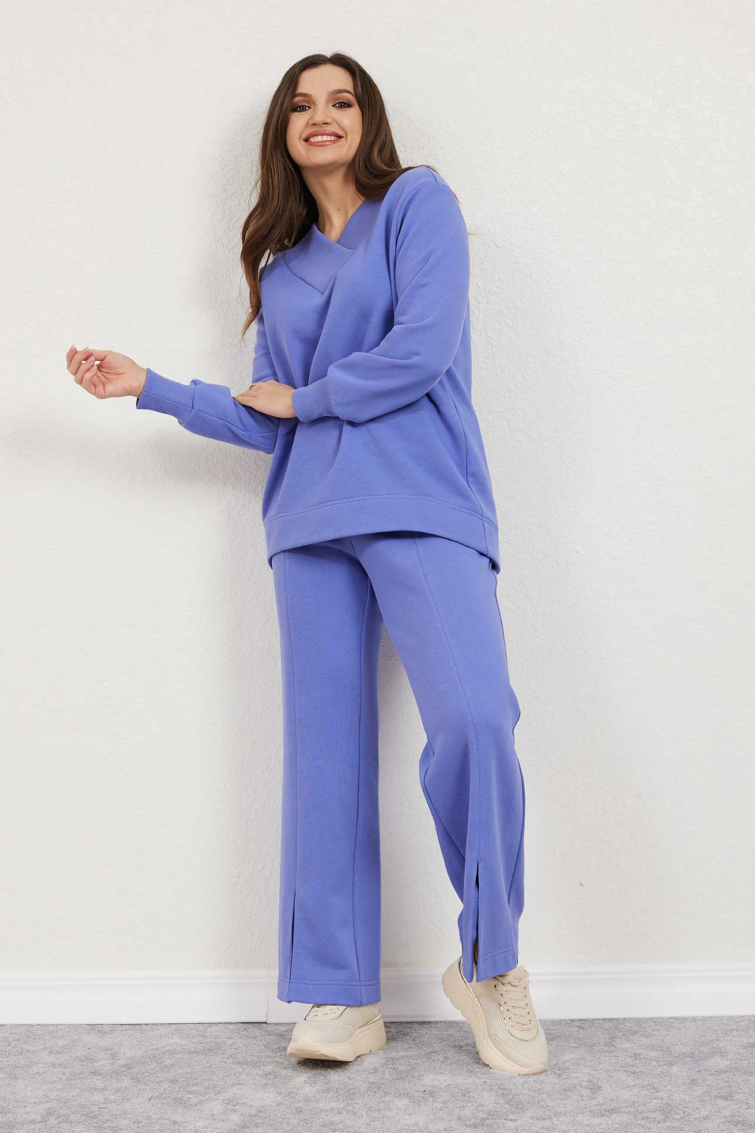 Костюм MisLana С894 лаванда - фото 4