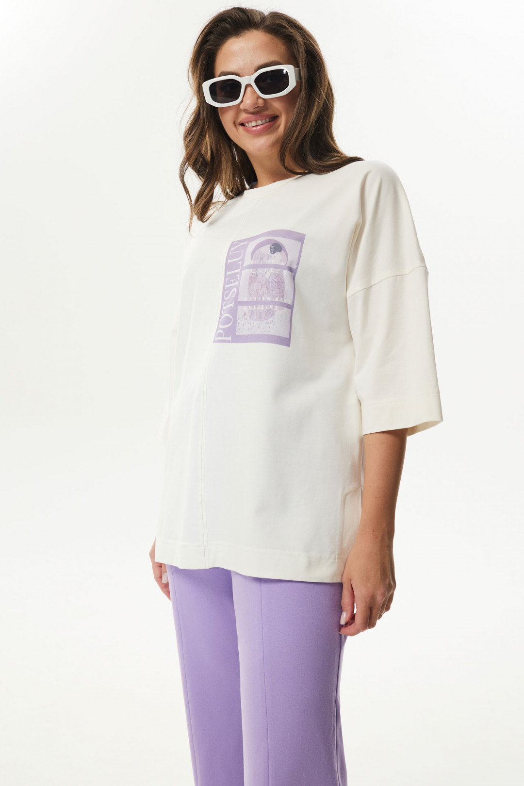 Костюм MisLana С896 сирень - фото 1