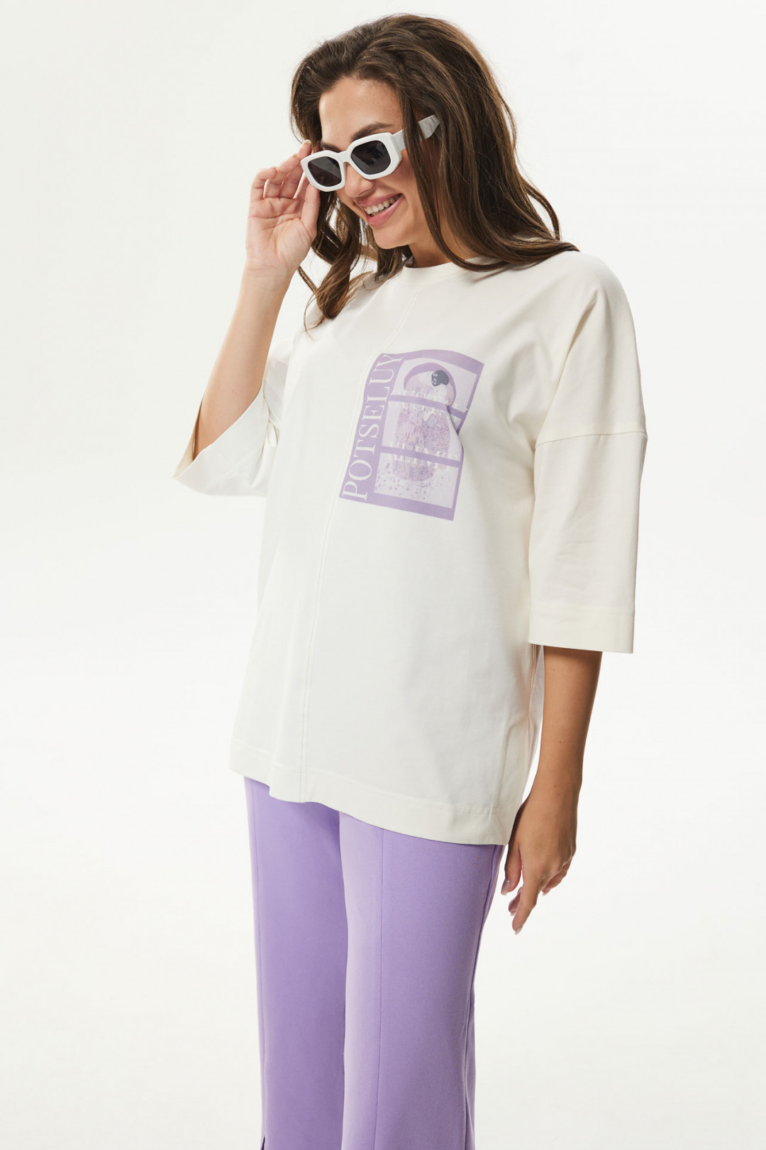 Костюм MisLana С896 сирень - фото 3