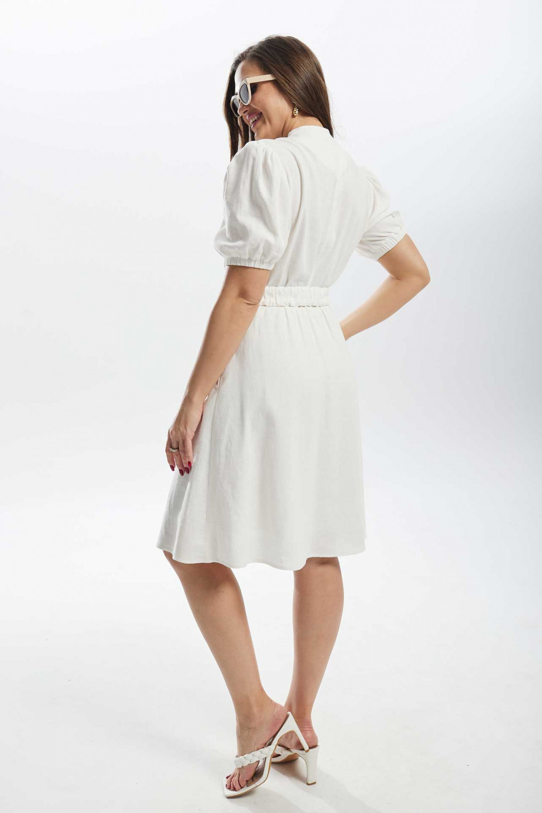 Платье MisLana С927 белый - фото 3