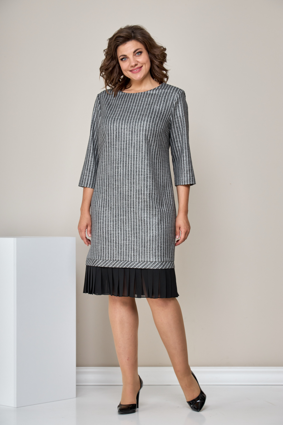 Платье Мода-Версаль 1813 серый