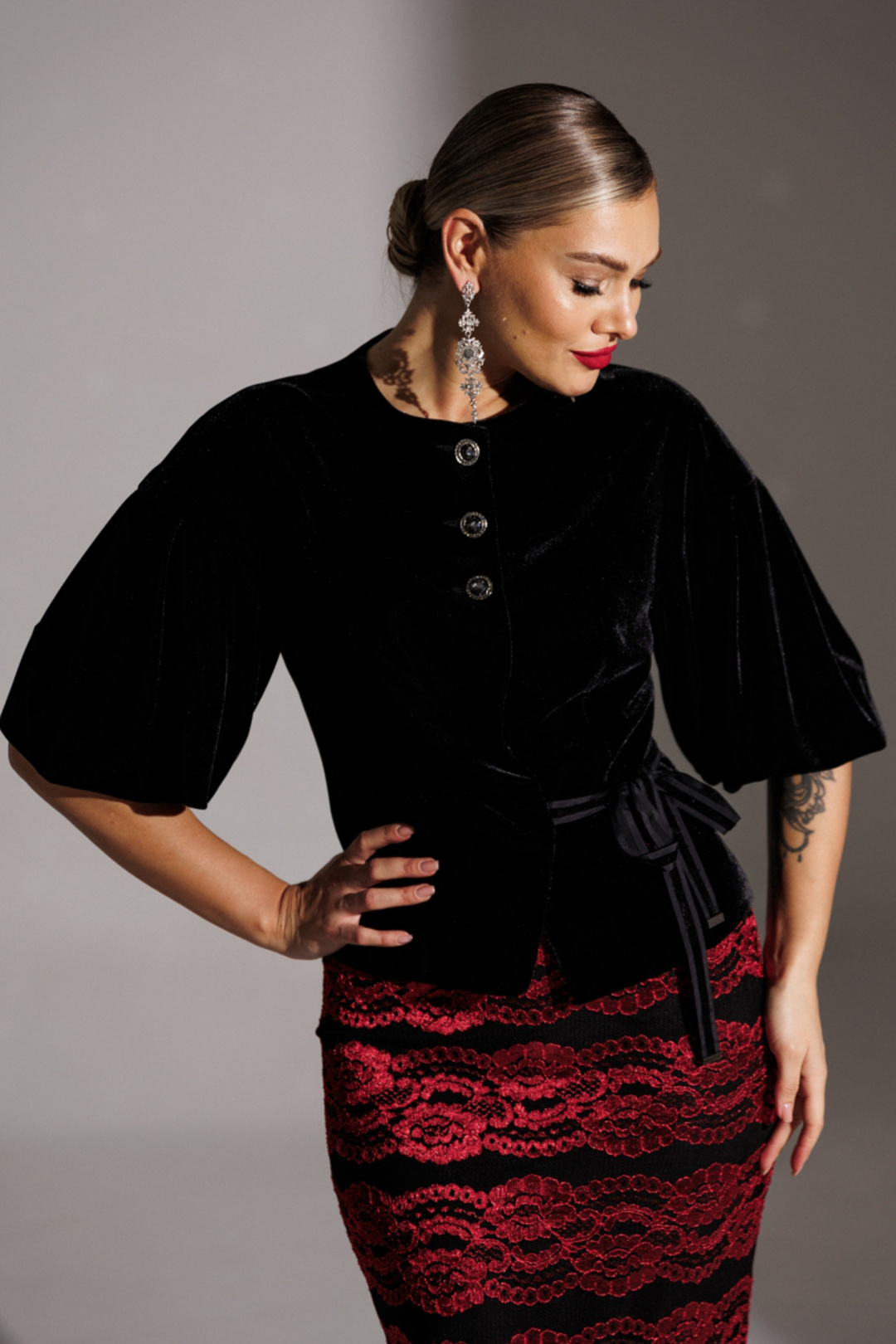 Костюм Мода-Юрс 25-2623 красный - фото 5