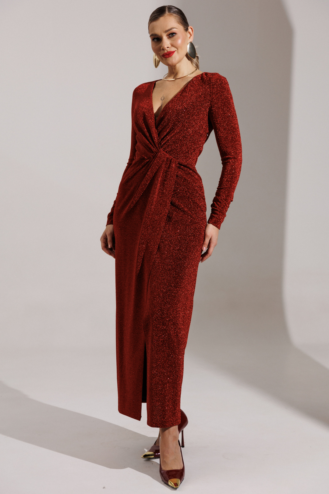 Платье Мода-Юрс 25-2879 красный