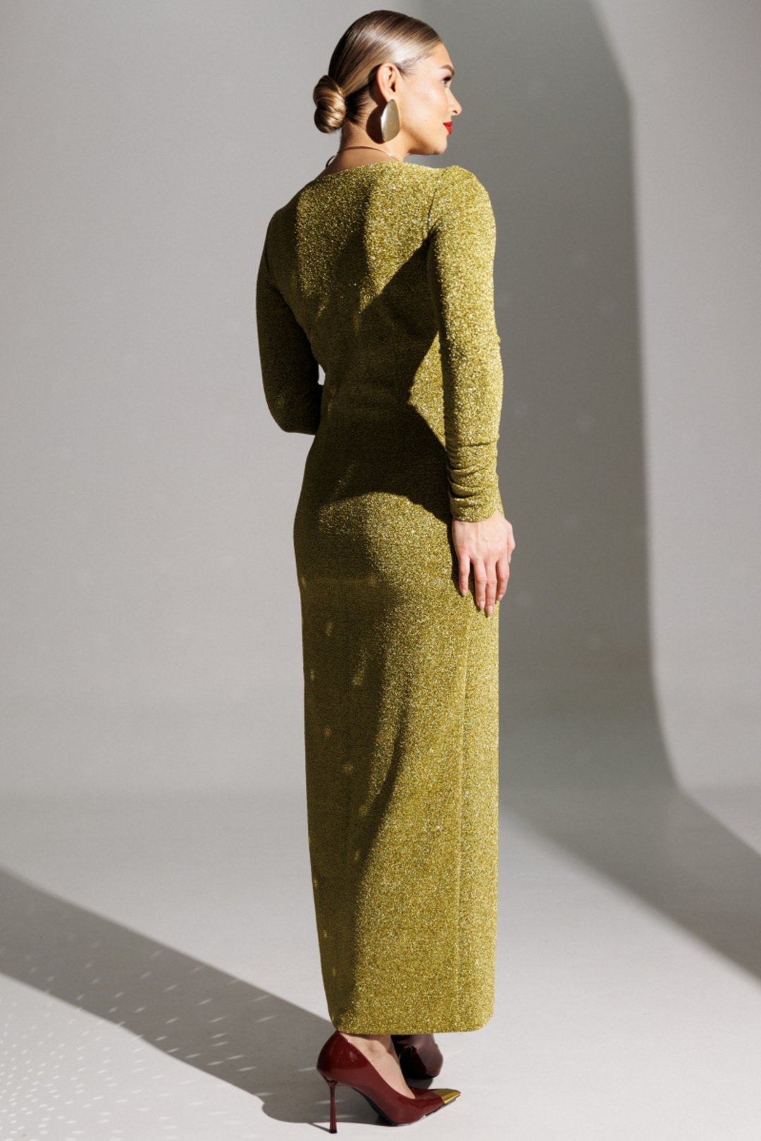 Платье Мода-Юрс 25-2879 золото - фото 6