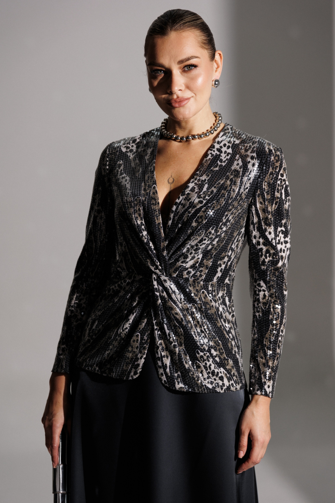 Костюм Мода-Юрс 25-2881 серый - фото 3