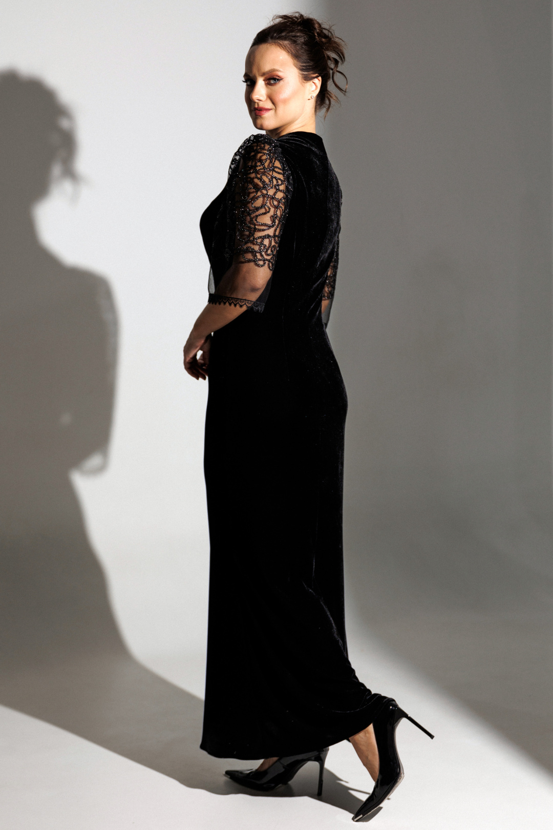 Платье Мода-Юрс 25-2884 черный - фото 4