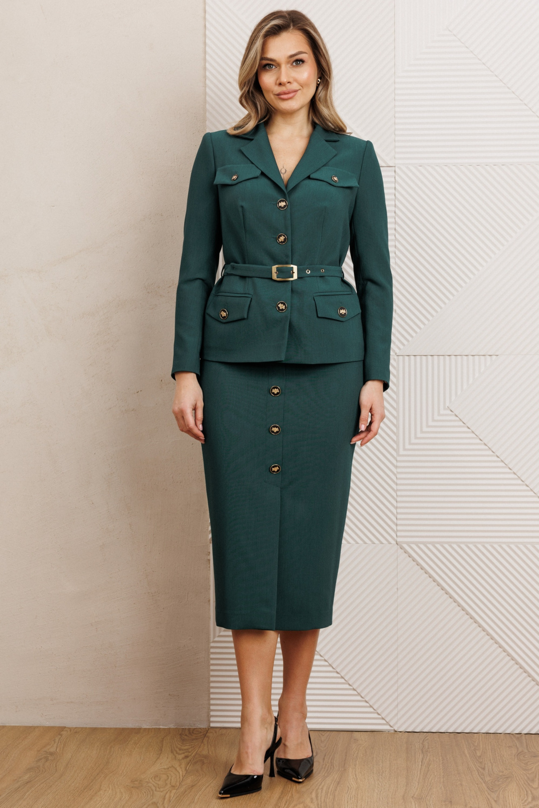 Костюм Мода-Юрс 25-2935 малахит - фото 1