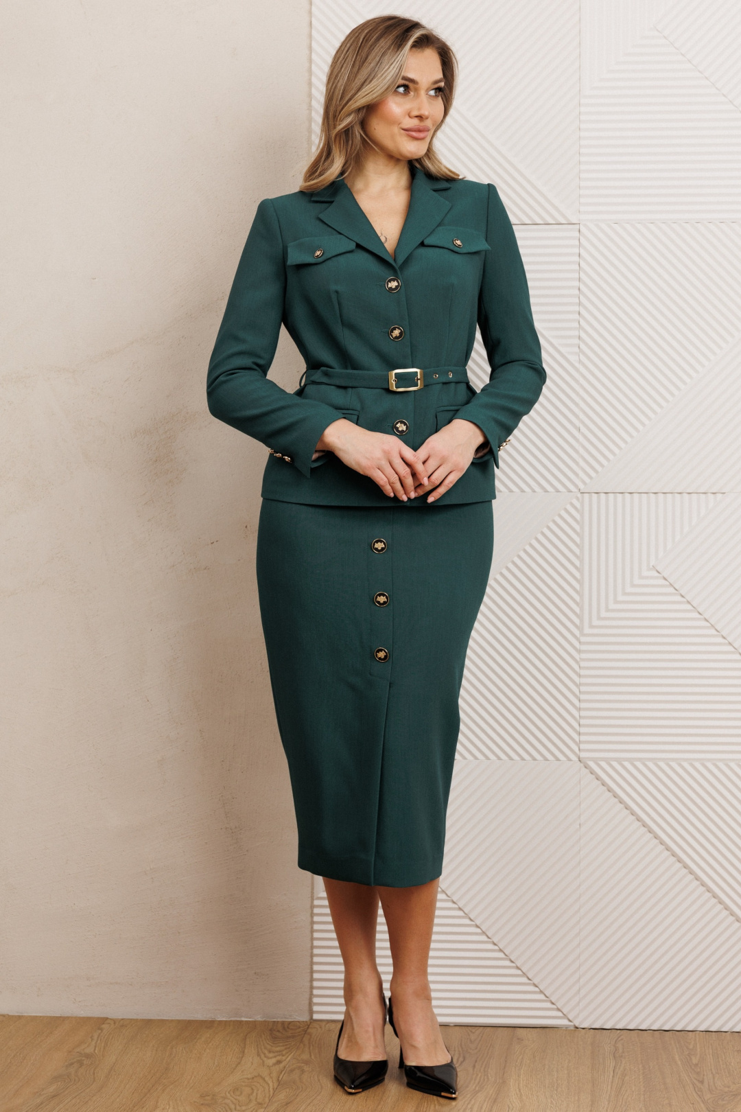 Костюм Мода-Юрс 25-2935 малахит - фото 2