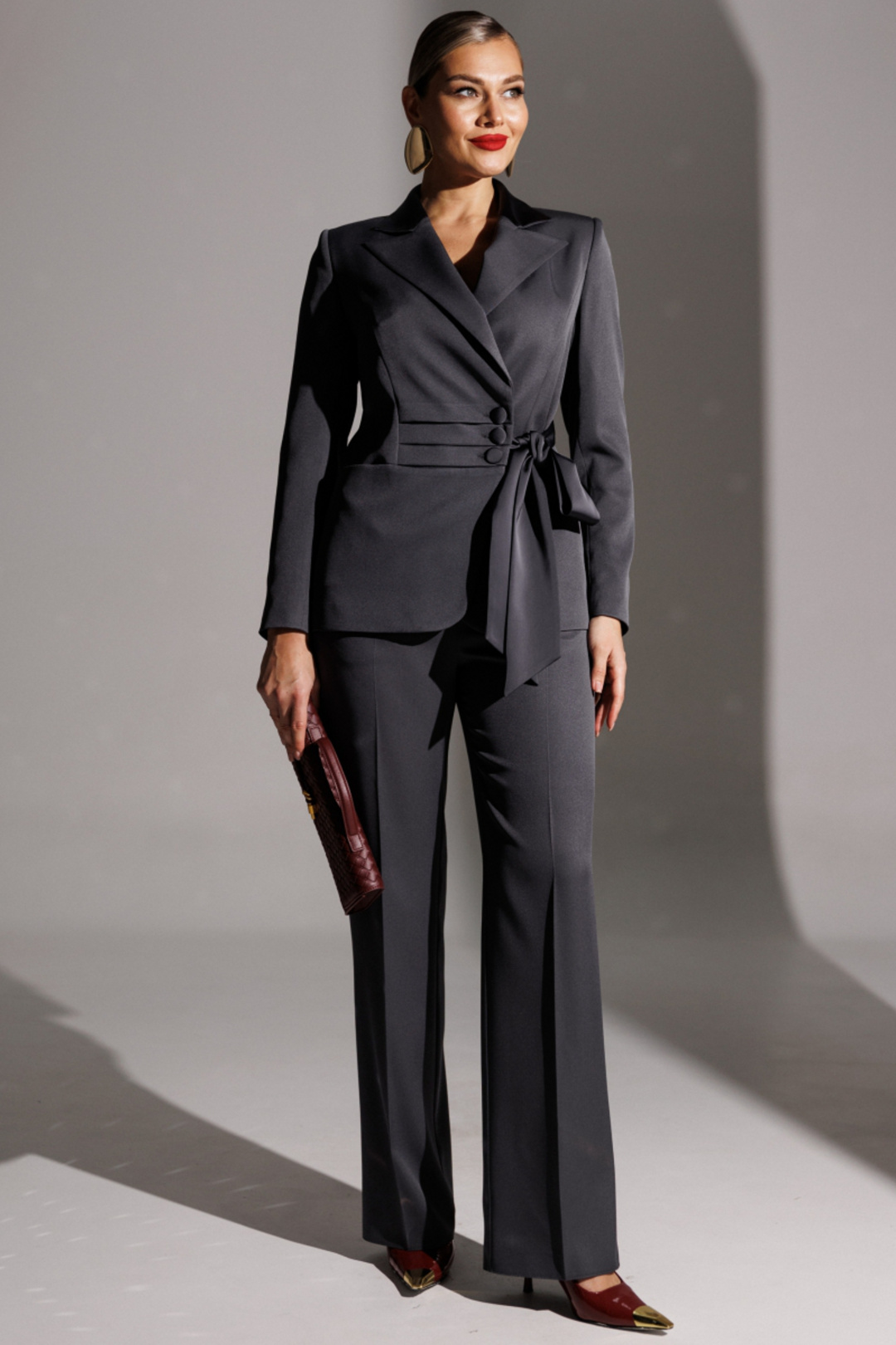 Костюм Мода-Юрс 25-2938 серый