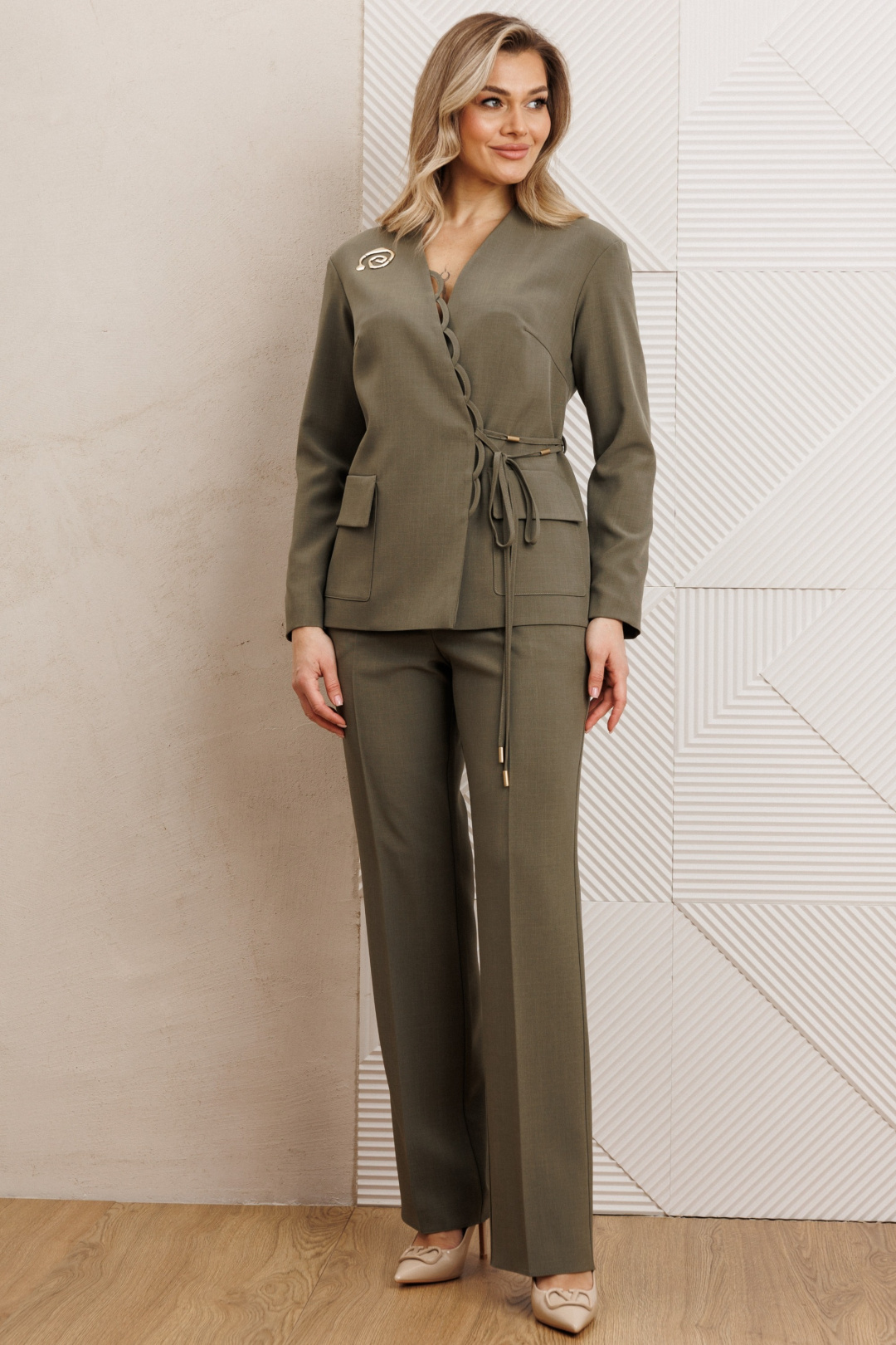 Костюм Мода-Юрс 25-2939 олива - фото 1