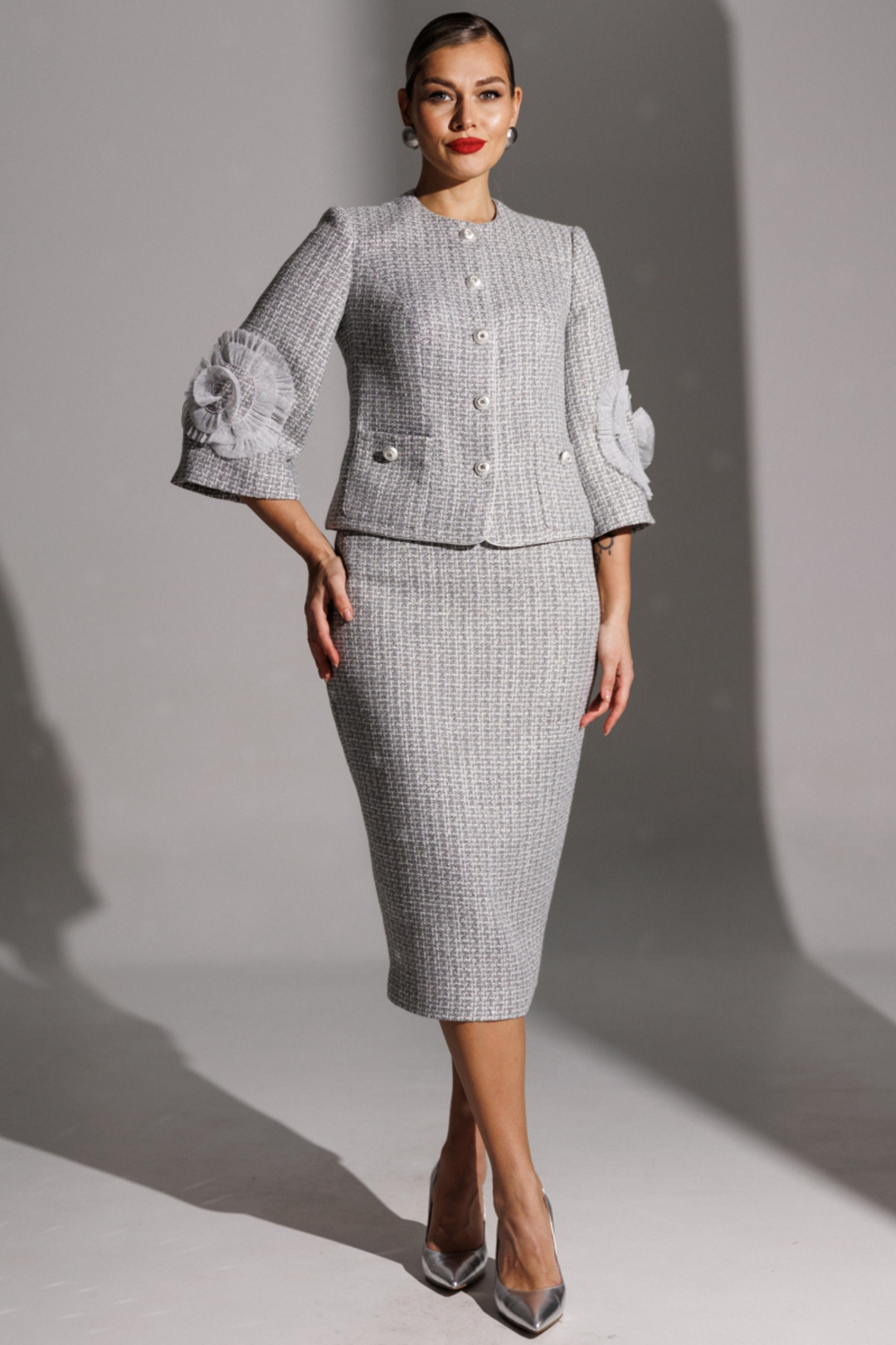 Костюм Мода-Юрс 25-2943 серый