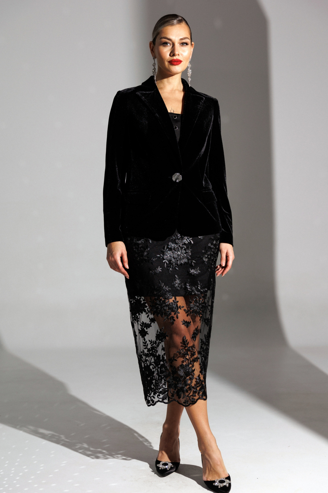 Жакет Мода-Юрс 25-2944 черный - фото 5