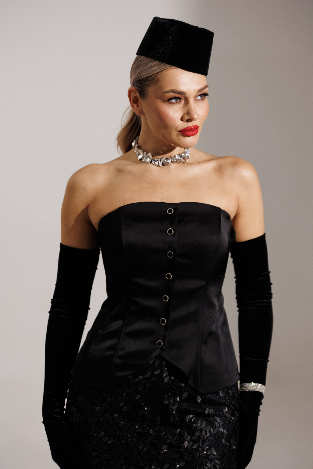 Юбка Мода-Юрс 25-2946 черный - фото 4