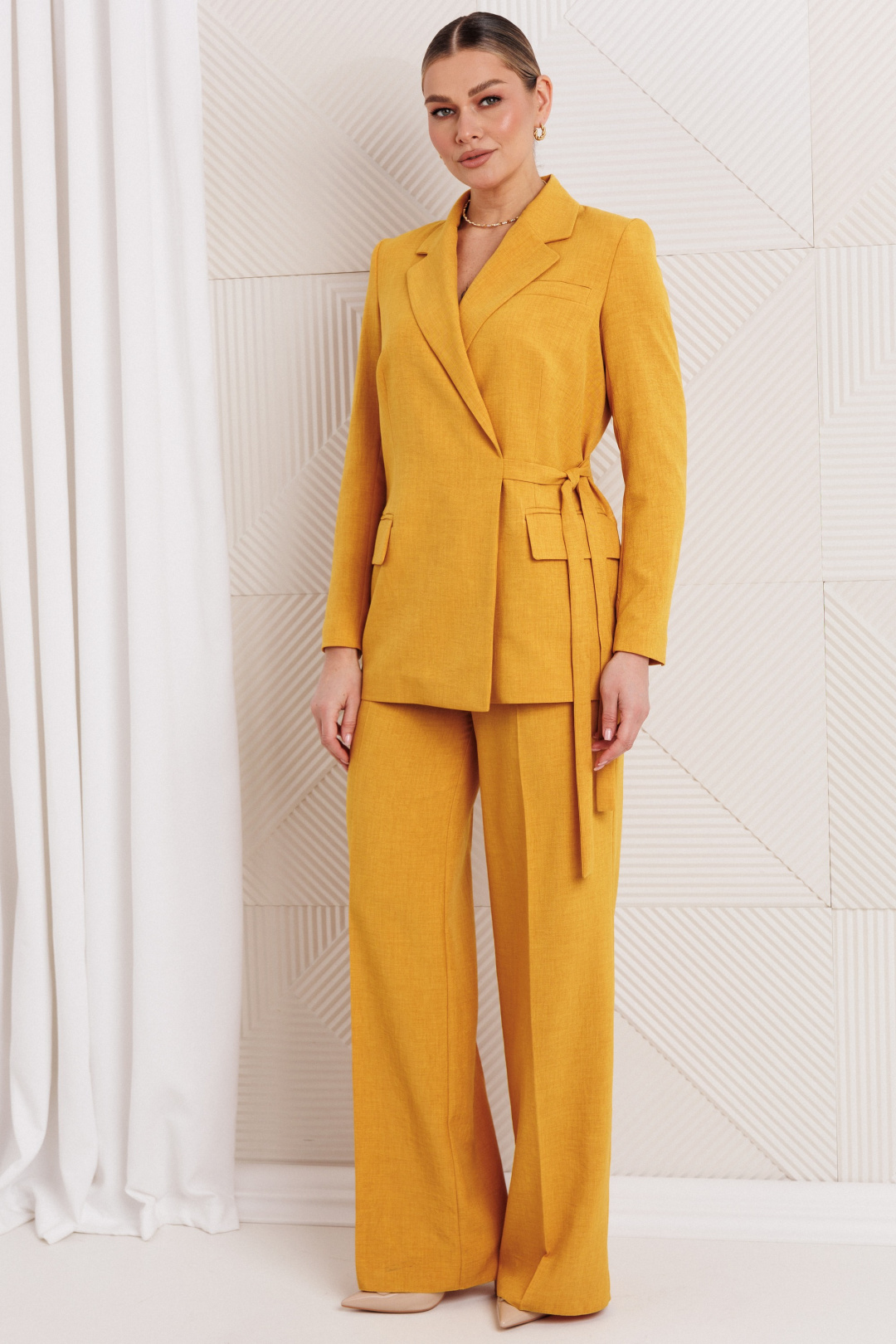 Костюм Мода-Юрс 26-2669 горчица - фото 1