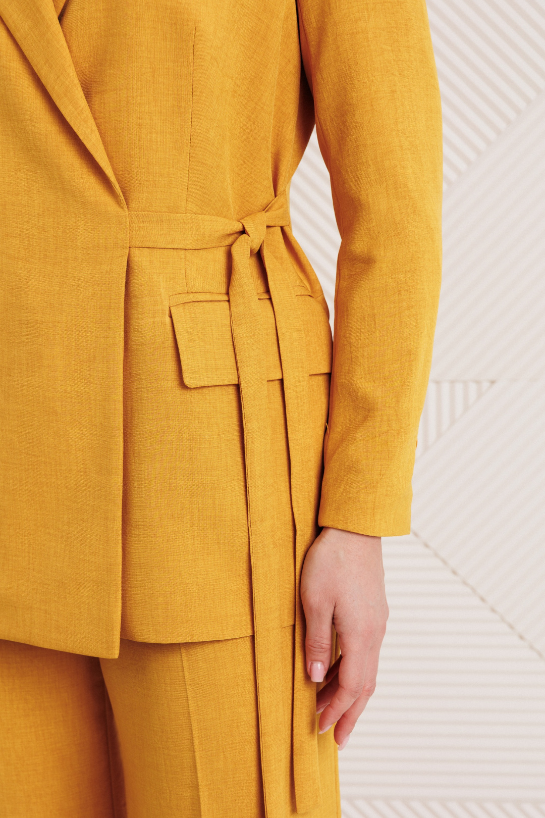 Костюм Мода-Юрс 26-2669 горчица - фото 3