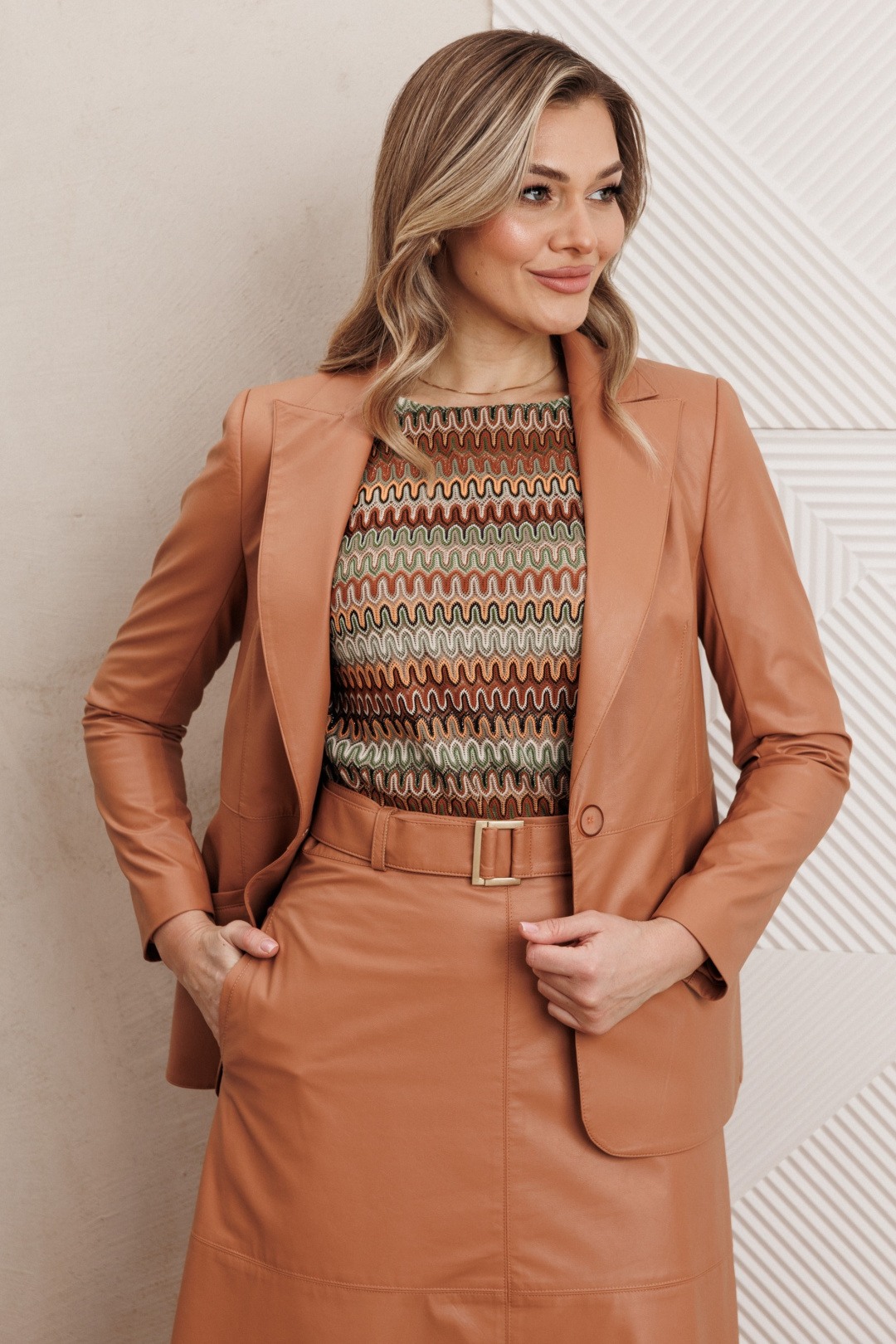 Костюм Мода-Юрс 26-2850 бежевый - фото 2